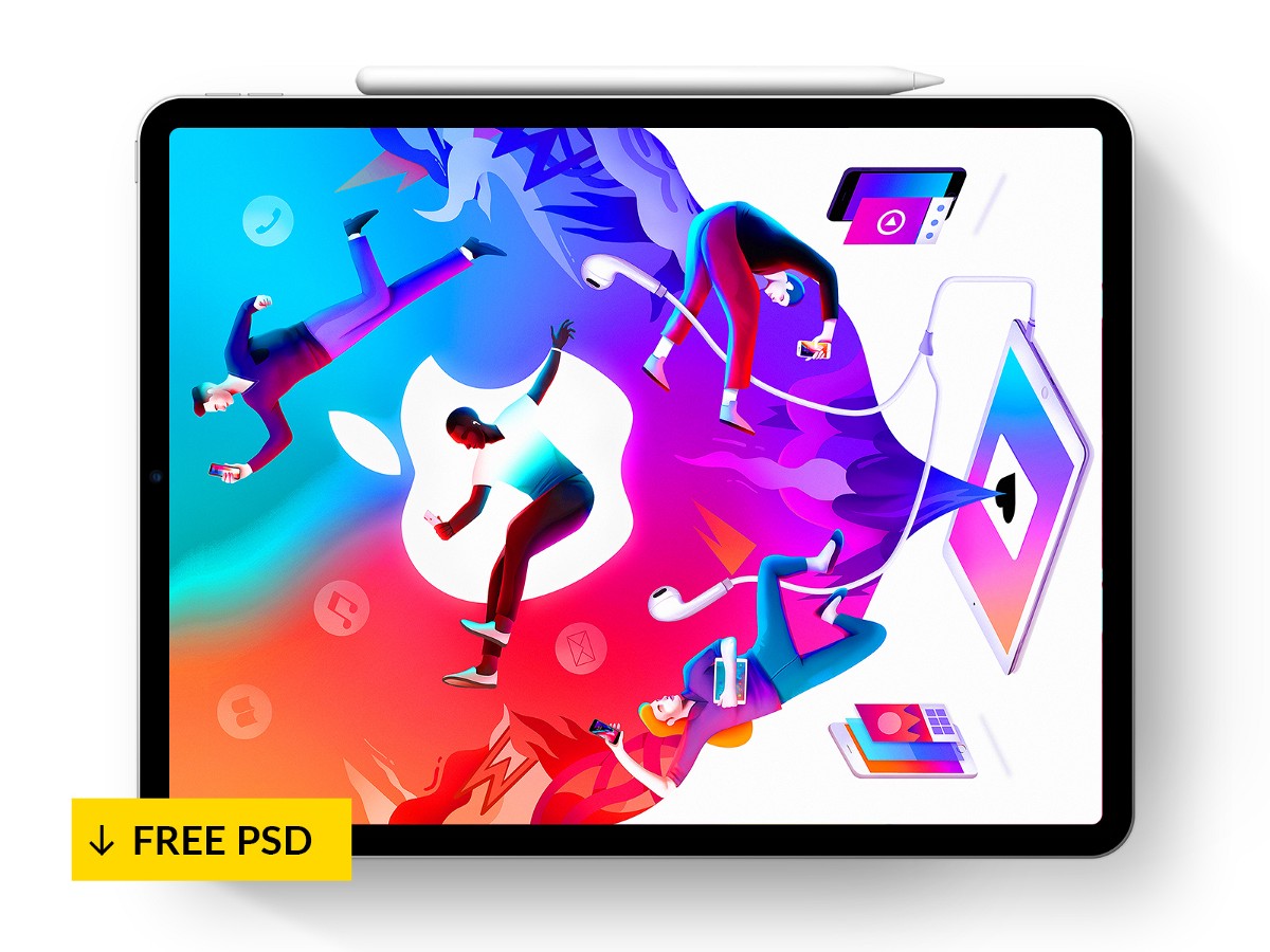 The best free psd imac mockups we've found from the amazing sources. Free Ipad Pro Mockups For 2020 Psd Sketch December 2021 Ux Planet