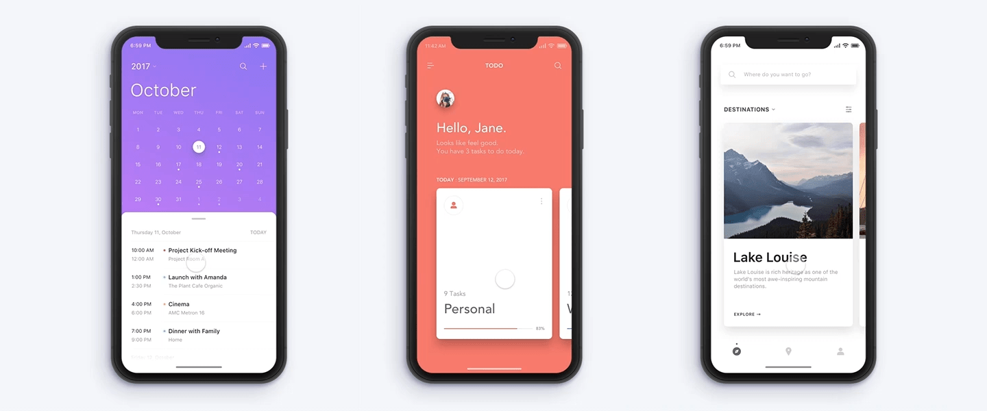 Sketch app source · 2. 3 Stunning Hi Fi Prototypes For The Iphone X You Should See By Fredo Tan Prototypr