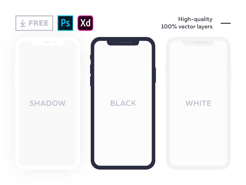 This sleek, white iphone template is perfect for letting your designs take center stage. 20 Free Iphone Mockups Psd Sketch December 2021 Ux Planet