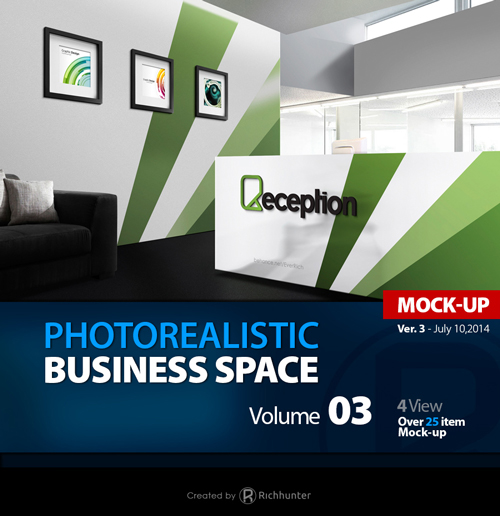 28+ Download Free Office Reception 3D Logo Mockup (Psd)&nbsp;PSD