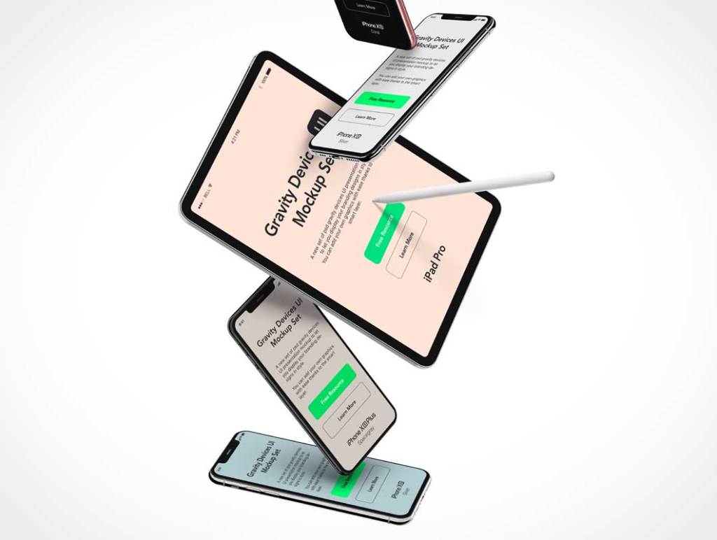 38+ Download Laptop Ipad Iphone Mockup&nbsp;PSD