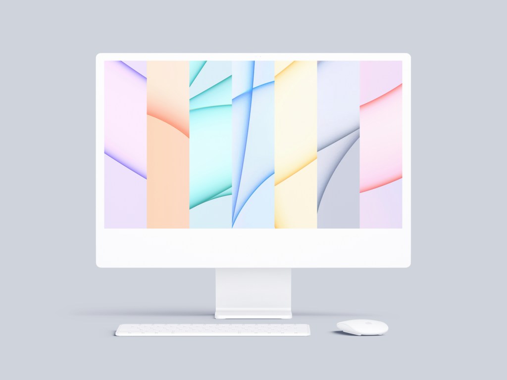 45+ Download Imac 2021 Mockup Psd&nbsp;PSD