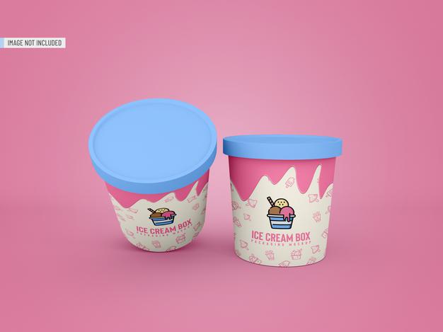 31+ Download Ice Cream Jar Mockup Free&nbsp;PSD