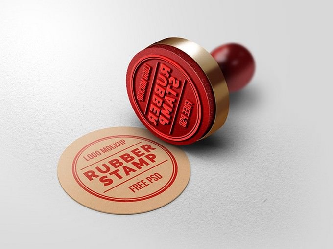40+ Download Stamp Logo Mockup Psd PSD