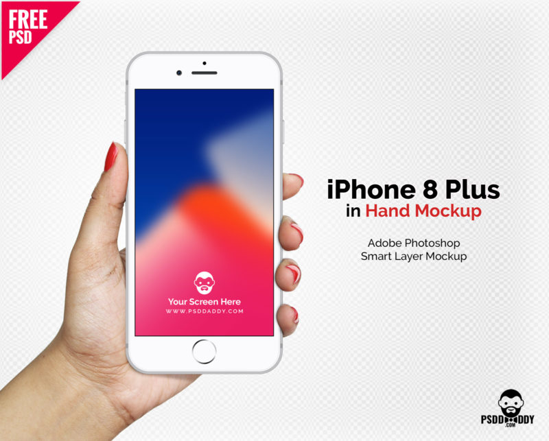 12+ Download Iphone In Hand Mockup&nbsp;PSD
