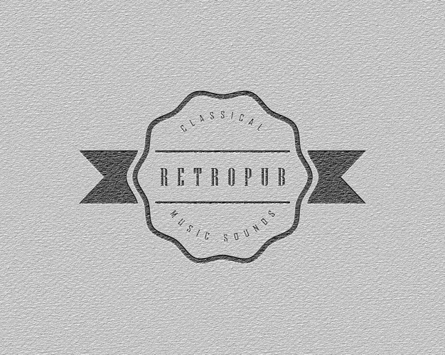 15+ Download Paper Pressed Logo Mockup Free&nbsp;PSD