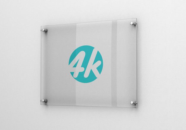 27+ Download Logo On Glass Mockup Free&nbsp;PSD