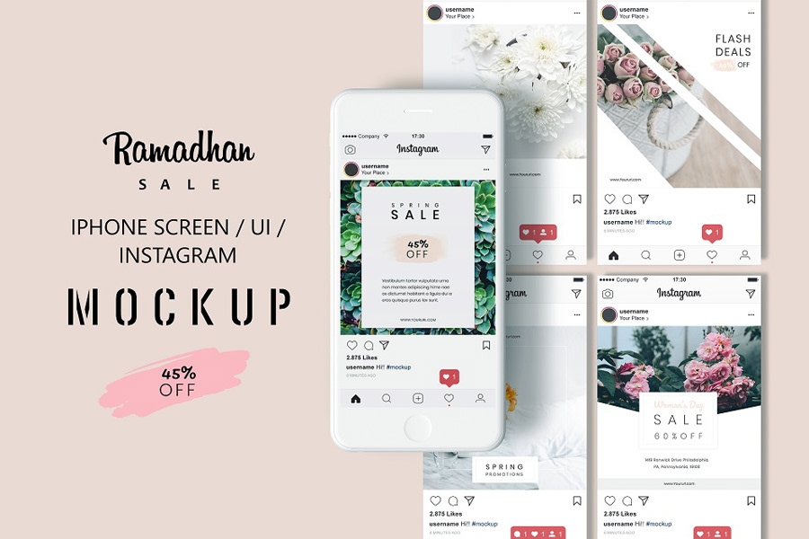 45+ Download Instagram Iphone 12 Mockup&nbsp;PSD